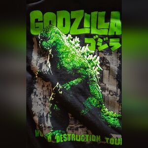Godzilla Graphic Tee - Black and Green